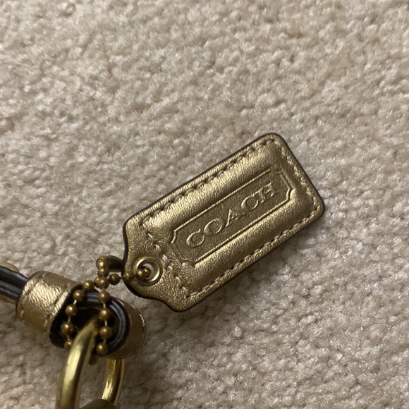 Smalll Gold Coach Handbag - Picture 2 of 7
